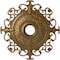 Ekena Millwork Orleans Ceiling Medallion (Fits Canopies up to 8 1/4"), 38 3/8"OD x 6 5/8"ID x 2 7/8"P, Pale Gold CM38OLPAS - alternate 1